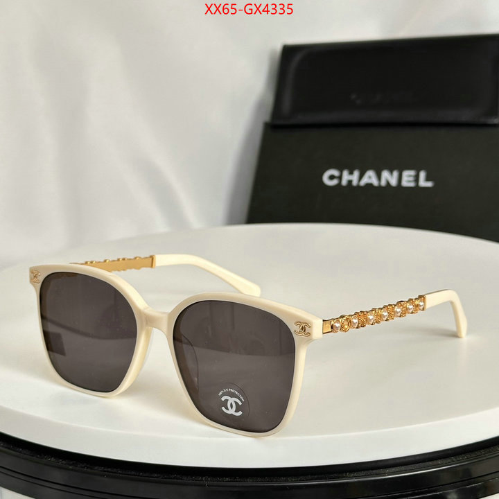 Glasses-Chanel fake designer ID: GX4335 $: 65USD