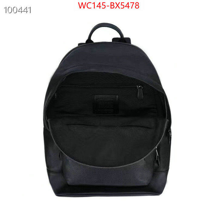 Coach Bags(4A)-Backpack- buy luxury 2024 ID: BX5478 $: 145USD,