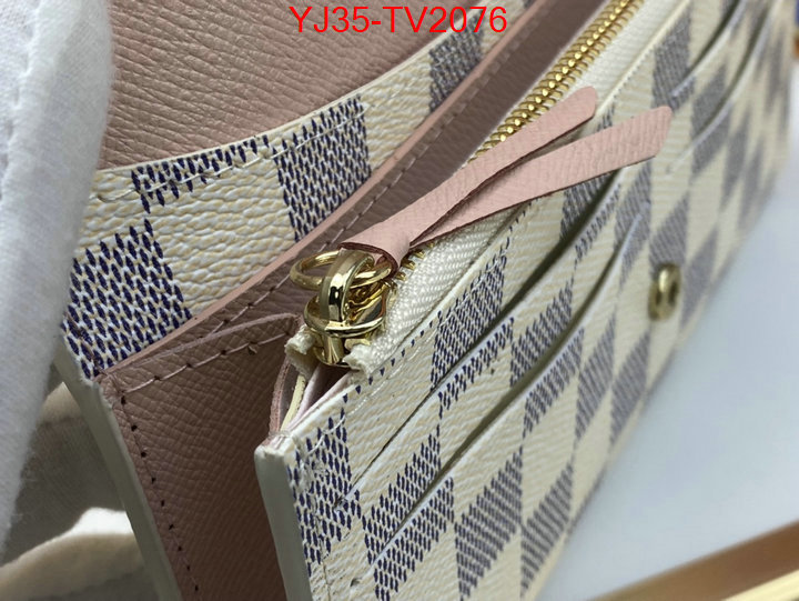 LV Bags(4A)-Wallet what is a counter quality ID: TV2076 $: 35USD,