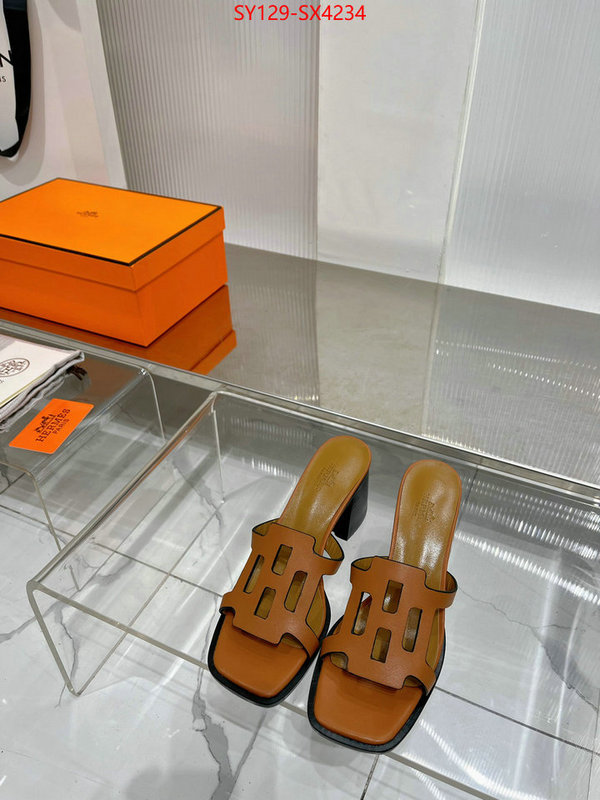 Women Shoes-Hermes top fake designer ID: SX4234 $: 129USD