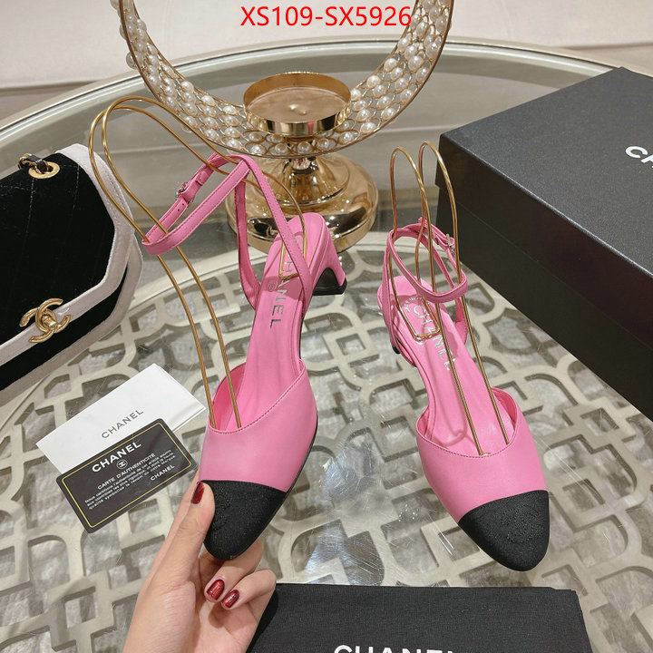 Women Shoes-Chanel luxury shop ID: SX5926 $: 109USD