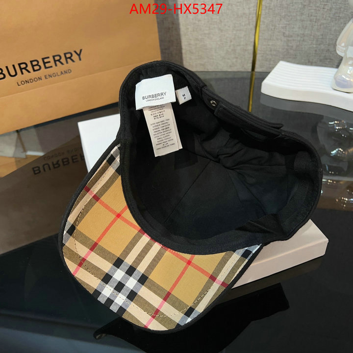 Cap(Hat)-Burberry luxury fake ID: HX5347 $: 29USD