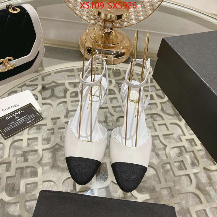 Women Shoes-Chanel luxury shop ID: SX5926 $: 109USD