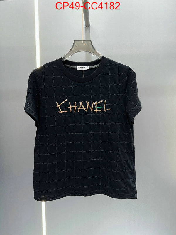 Clothing-Chanel 2024 perfect replica designer ID: CC4182 $: 49USD