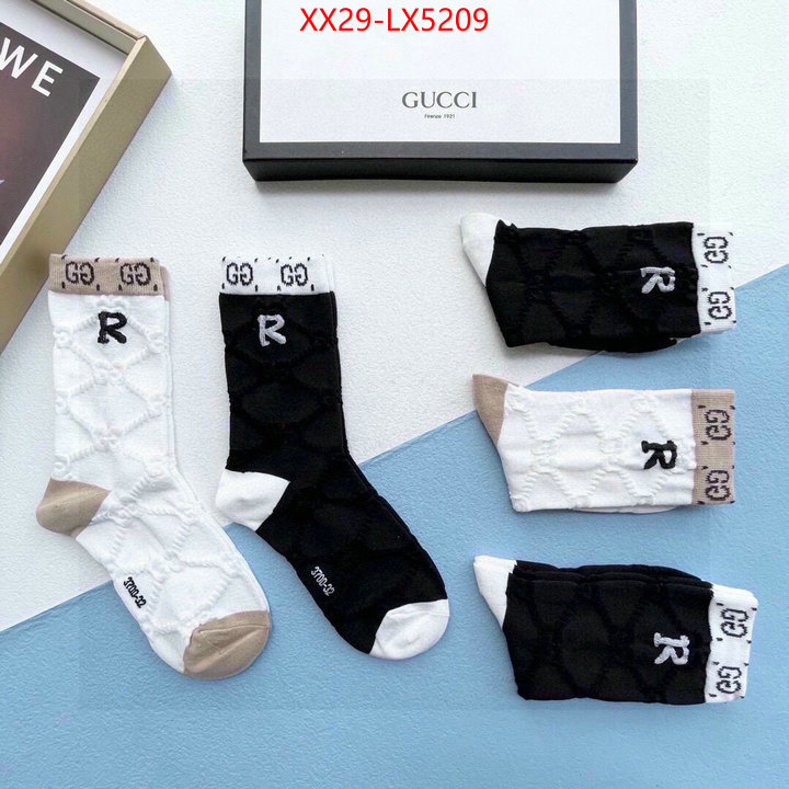 Sock-Gucci cheap online best designer ID: LX5209 $: 29USD