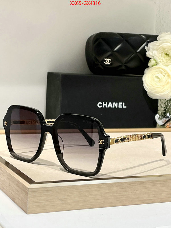 Glasses-Chanel designer 1:1 replica ID: GX4316 $: 65USD