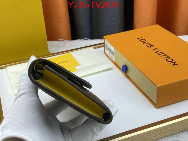 LV Bags(4A)-Wallet what is a counter quality ID: TV2076 $: 35USD,