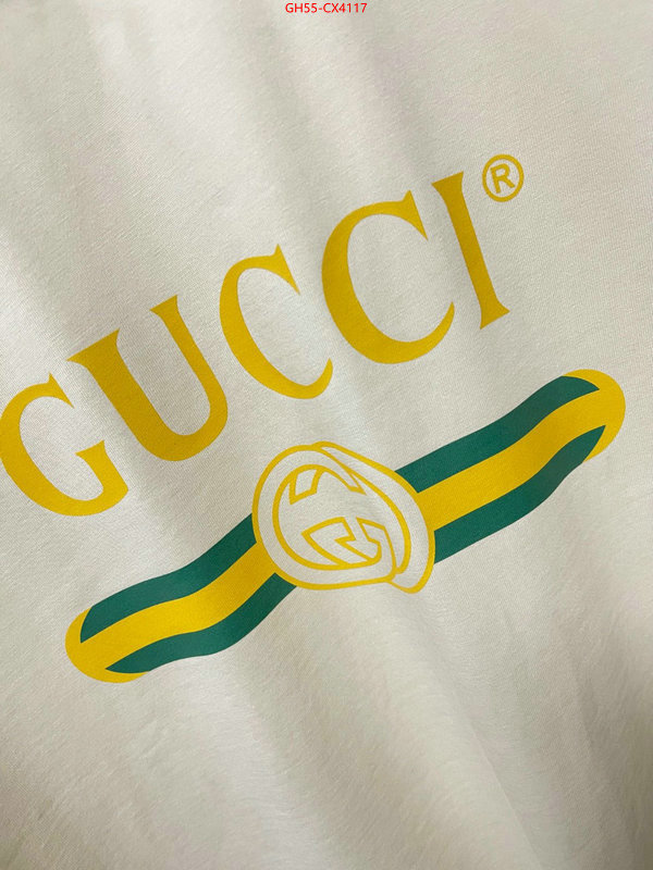 Clothing-Gucci best luxury replica ID: CX4117 $: 55USD