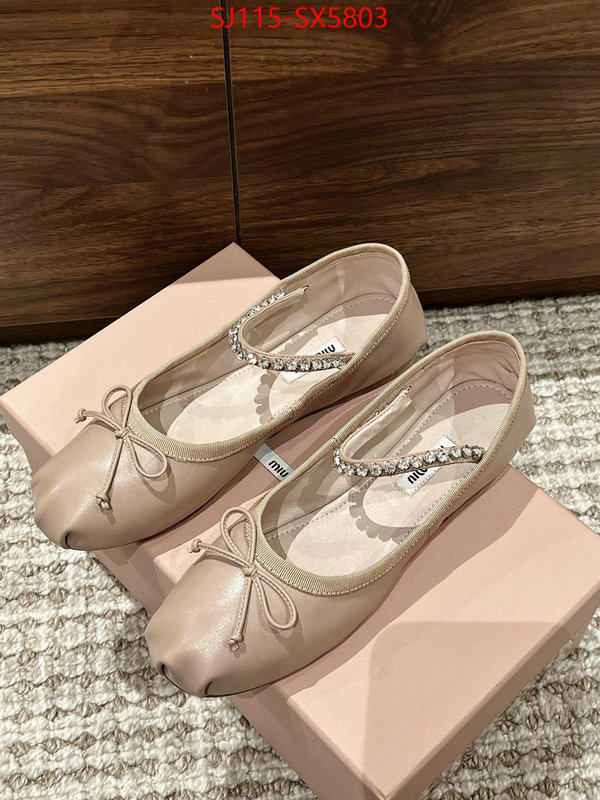 Women Shoes-Miu Miu 2024 aaaaa replica 1st copy ID: SX5803 $: 115USD