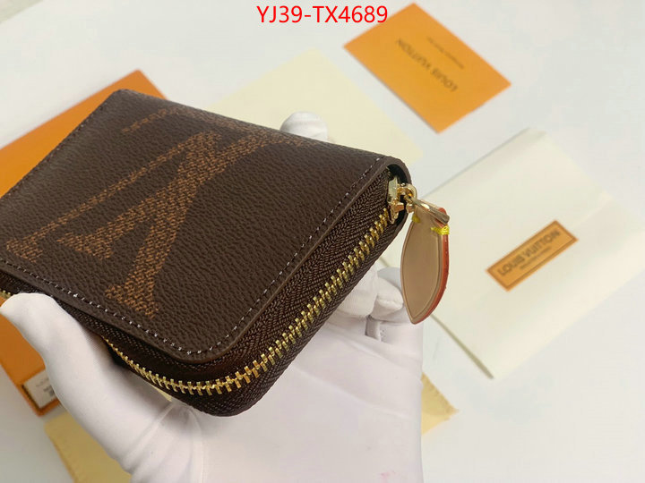 LV Bags(4A)-Wallet aaaaa class replica ID: TX4689 $: 39USD,