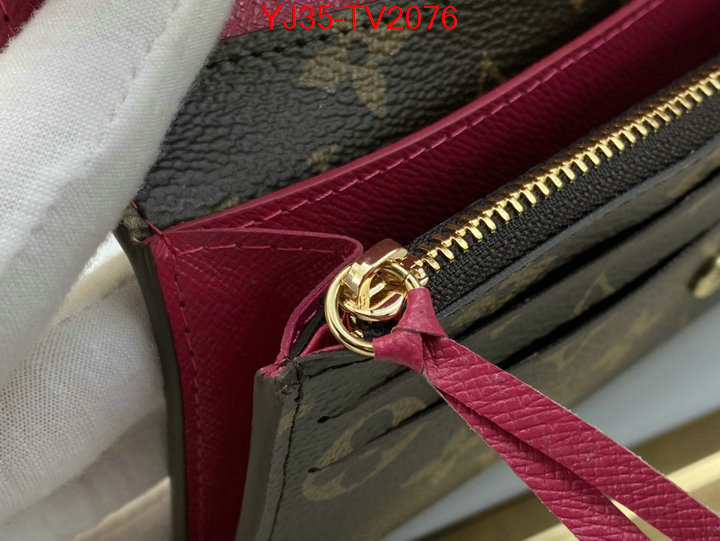 LV Bags(4A)-Wallet what is a counter quality ID: TV2076 $: 35USD,