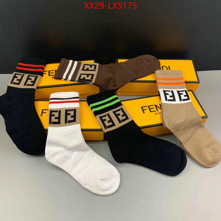 Sock-Fendi luxury shop ID: LX5175 $: 29USD