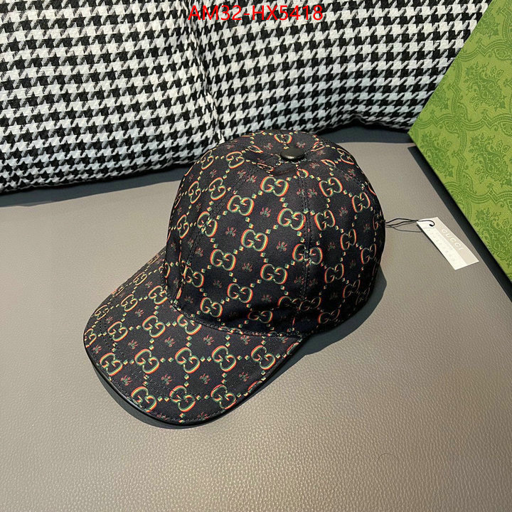 Cap(Hat)-Gucci shop designer ID: HX5418 $: 32USD