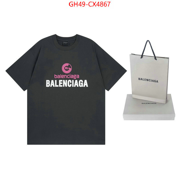 Clothing-Balenciaga luxury cheap replica ID: CX4867 $: 49USD