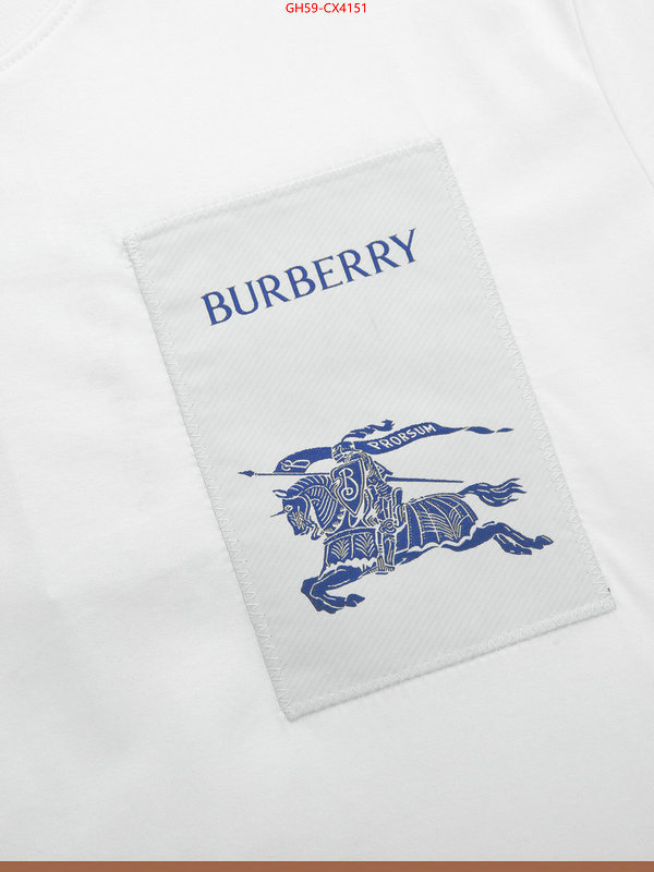 Clothing-Burberry replica 1:1 ID: CX4151 $: 59USD