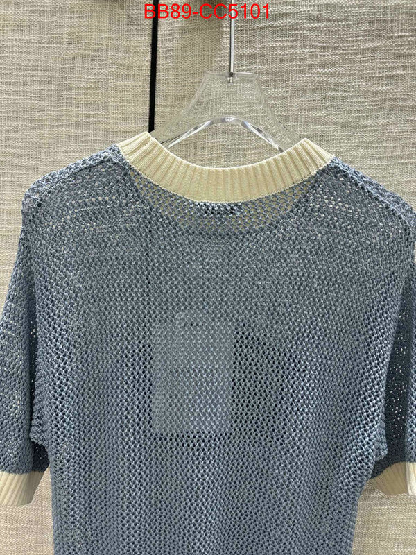 Clothing-Chanel top quality designer replica ID: CC5101 $: 89USD