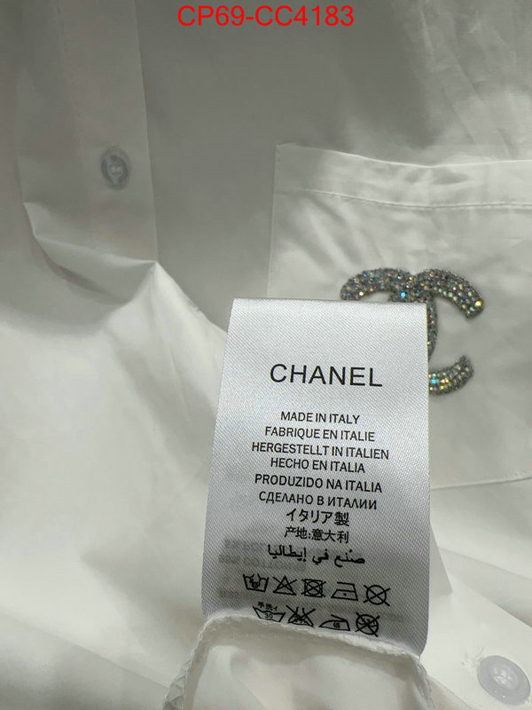 Clothing-Chanel 2024 replica wholesale cheap sales online ID: CC4183 $: 69USD