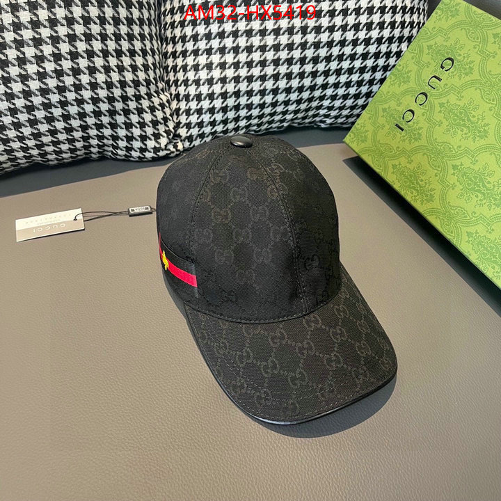 Cap(Hat)-Gucci best wholesale replica ID: HX5419 $: 32USD