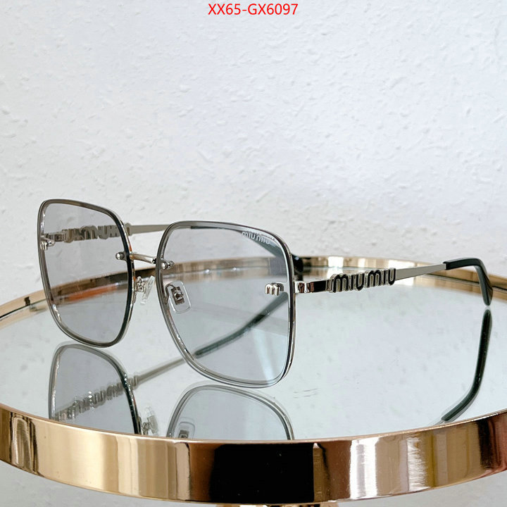 Glasses-Miu Miu cheap replica designer ID: GX6097 $: 65USD