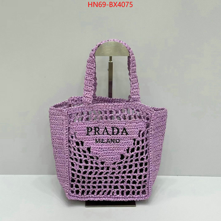 Prada Bags (4A)-Handbag- exclusive cheap ID: BX4075 $: 69USD,