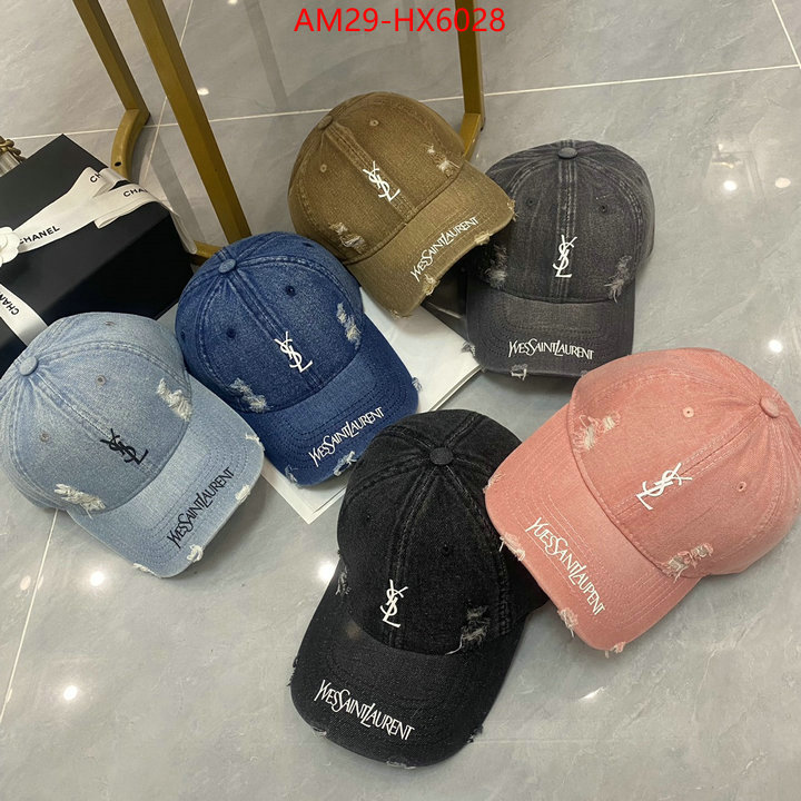 Cap (Hat)-YSL aaaaa+ quality replica ID: HX6028 $: 29USD