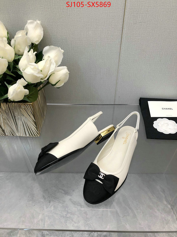 Women Shoes-Chanel luxury fake ID: SX5869 $: 105USD