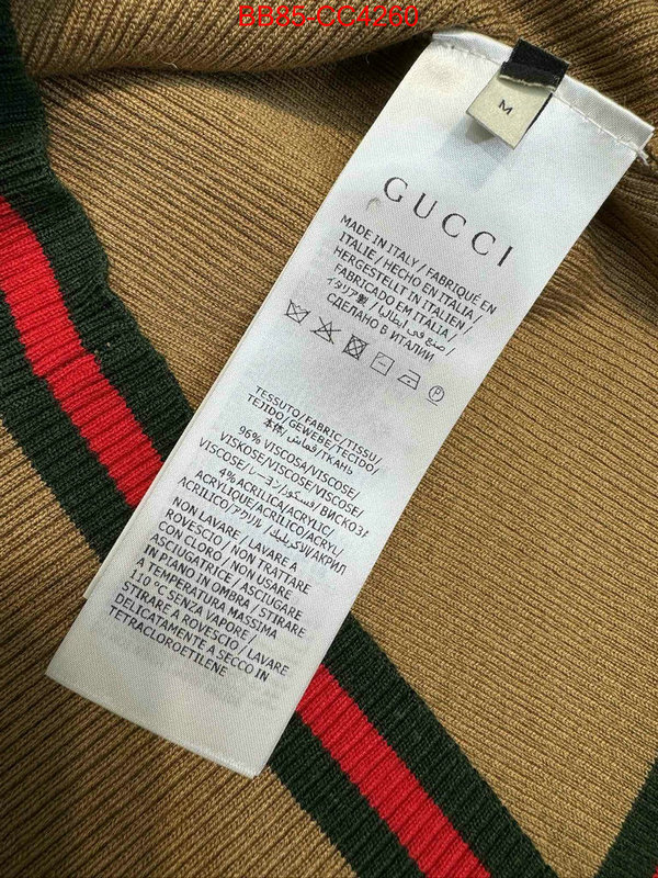 Clothing-Gucci what 1:1 replica ID: CC4260 $: 85USD