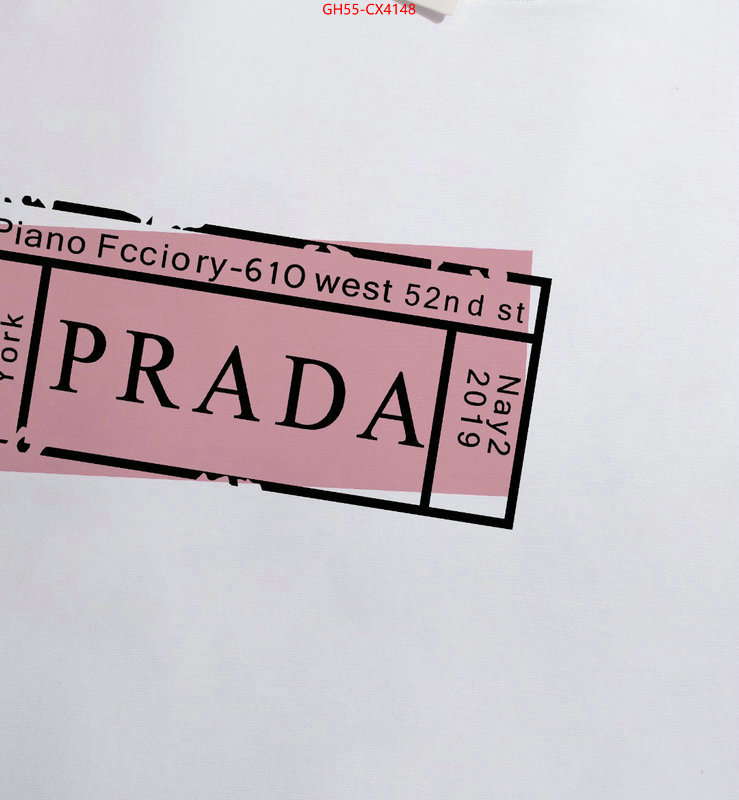 Clothing-Prada best designer replica ID: CX4148 $: 55USD