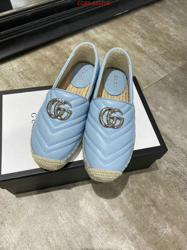 Women Shoes-Gucci cheap online best designer ID: SX5778 $: 89USD