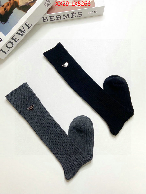 Sock-Prada how quality ID: LX5266 $: 29USD