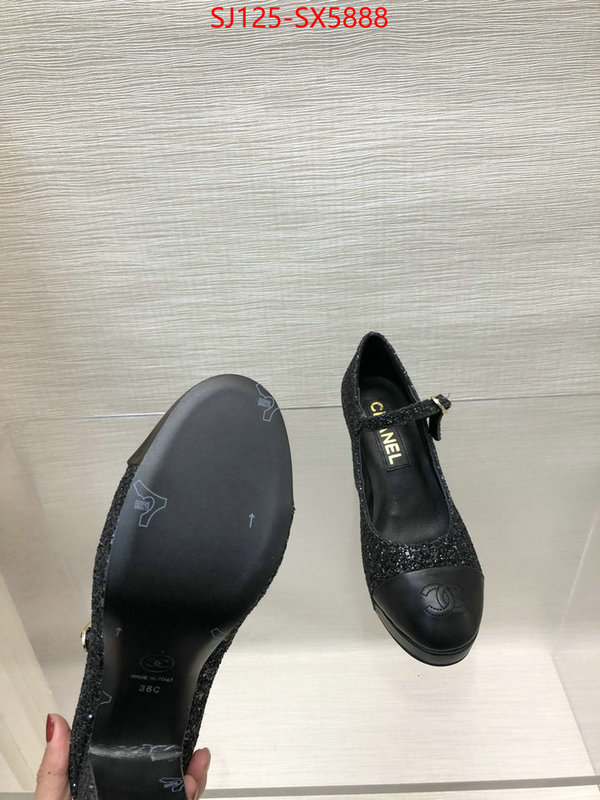 Women Shoes-Chanel aaaaa+ class replica ID: SX5888 $: 125USD