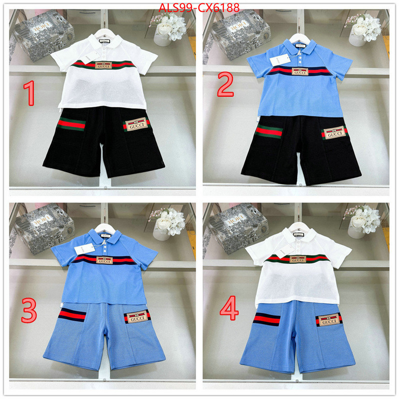 Kids clothing-Gucci mirror quality ID: CX6188 $: 99USD