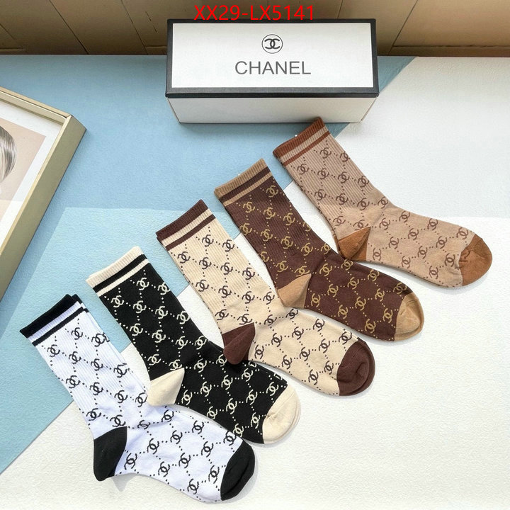 Sock-Chanel where can i find ID: LX5141 $: 29USD