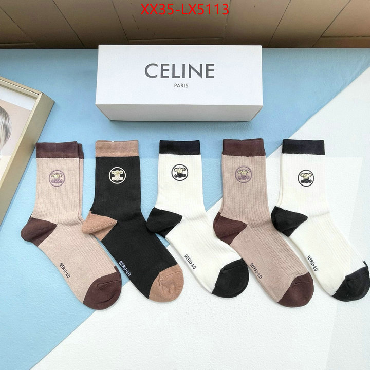 Sock-CELINE found replica ID: LX5113 $: 35USD