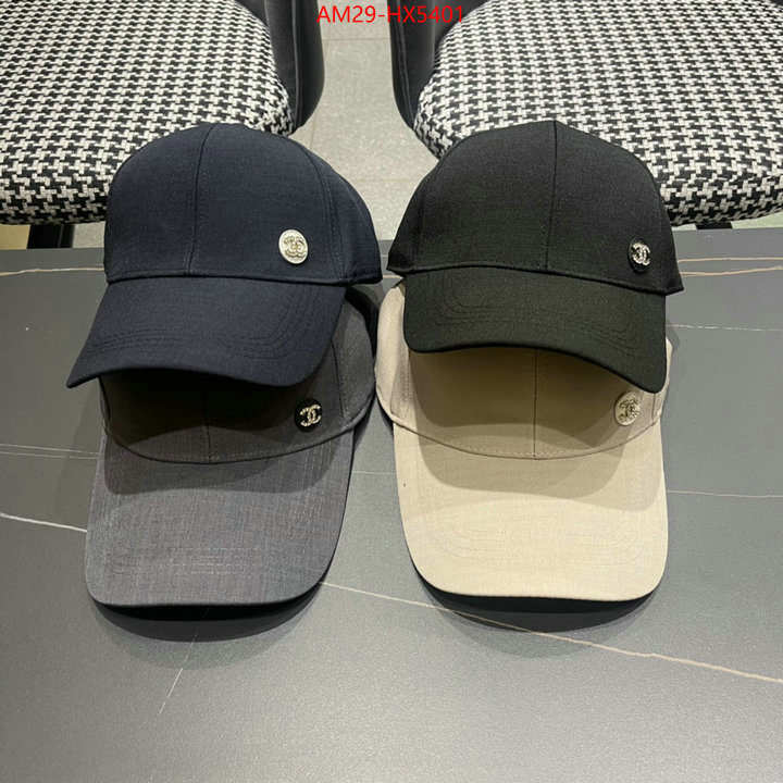 Cap (Hat)-Chanel replica for cheap ID: HX5401 $: 29USD