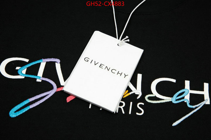 Clothing-Givenchy for sale online ID: CX4883 $: 52USD