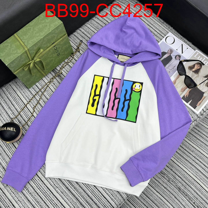 Clothing-Gucci highest product quality ID: CC4257 $: 99USD