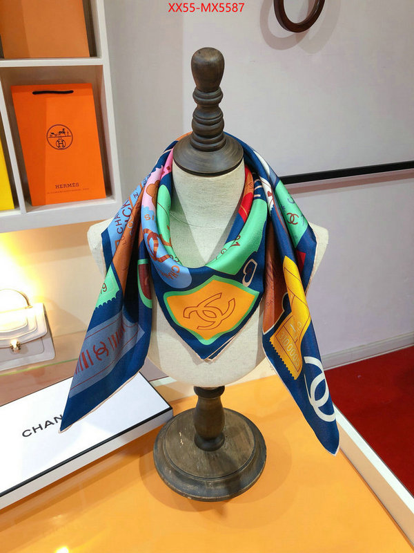 Scarf-Chanel where to buy high quality ID: MX5587 $: 55USD