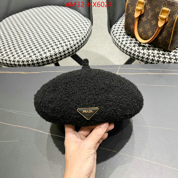 Cap (Hat)-Prada the top ultimate knockoff ID: HX6024 $: 32USD