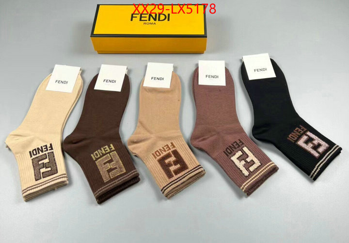 Sock-Fendi online store ID: LX5178 $: 29USD