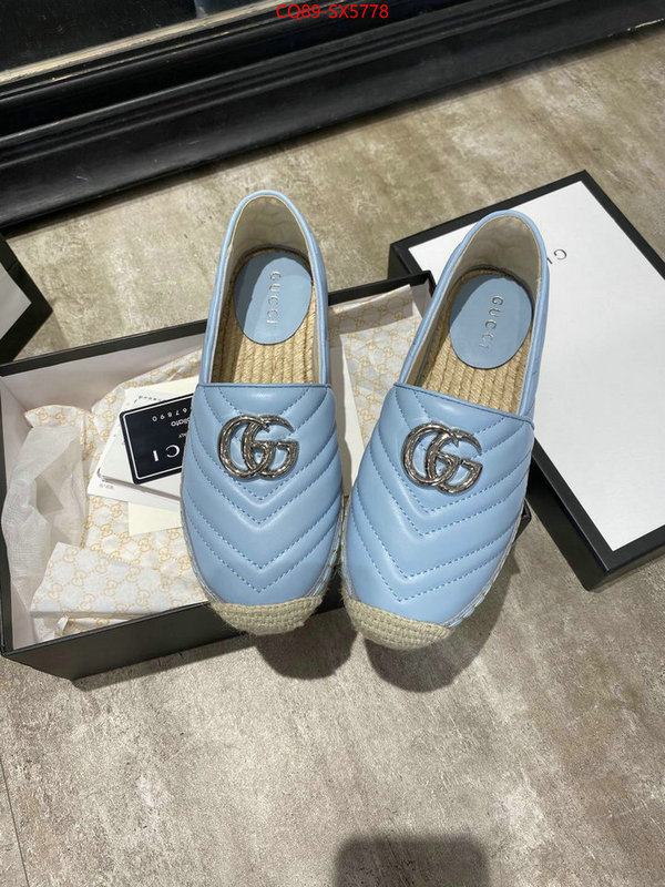 Women Shoes-Gucci cheap online best designer ID: SX5778 $: 89USD