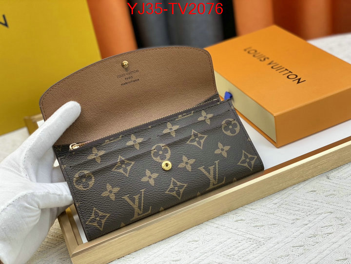 LV Bags(4A)-Wallet what is a counter quality ID: TV2076 $: 35USD,