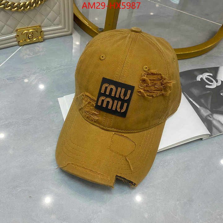 Cap(Hat)-Miu Miu where to find the best replicas ID: HX5987 $: 29USD