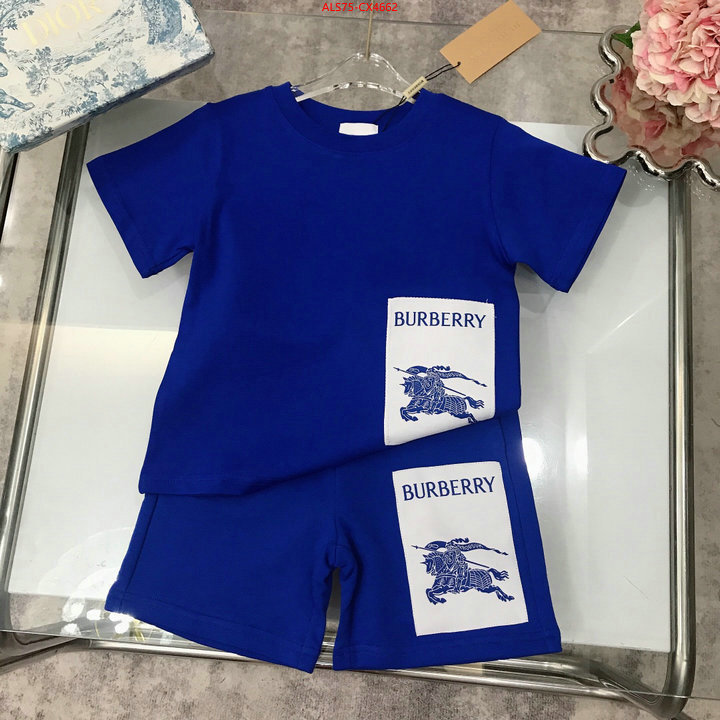 Kids clothing-Burberry quality replica ID: CX4662 $: 75USD