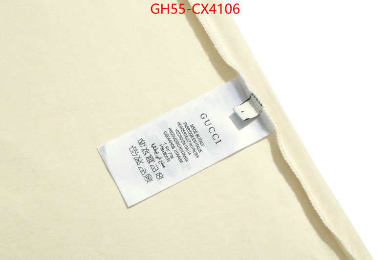 Clothing-Gucci at cheap price ID: CX4106 $: 55USD