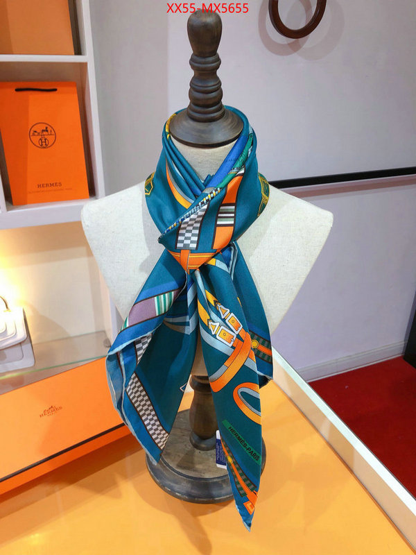 Scarf-Hermes designer fake ID: MX5655 $: 55USD