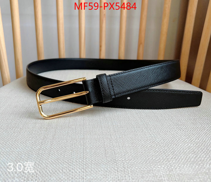 Belts-Prada buy luxury 2024 ID: PX5484 $: 59USD