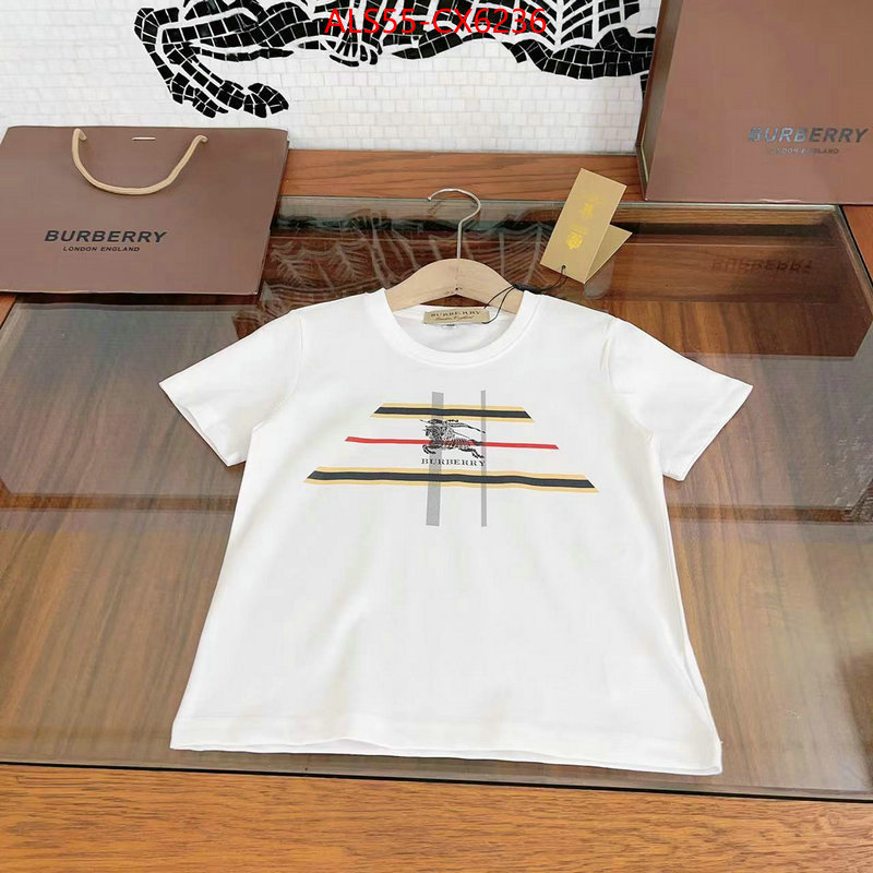 Kids clothing-Burberry what's the best to buy replica ID: CX6236 $: 55USD