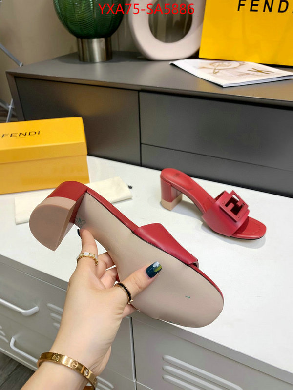 Women Shoes-Fendi fake aaaaa ID: SA5886 $: 75USD