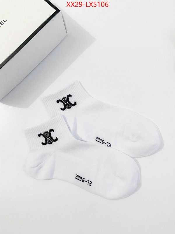 Sock-CELINE where to buy high quality ID: LX5106 $: 29USD